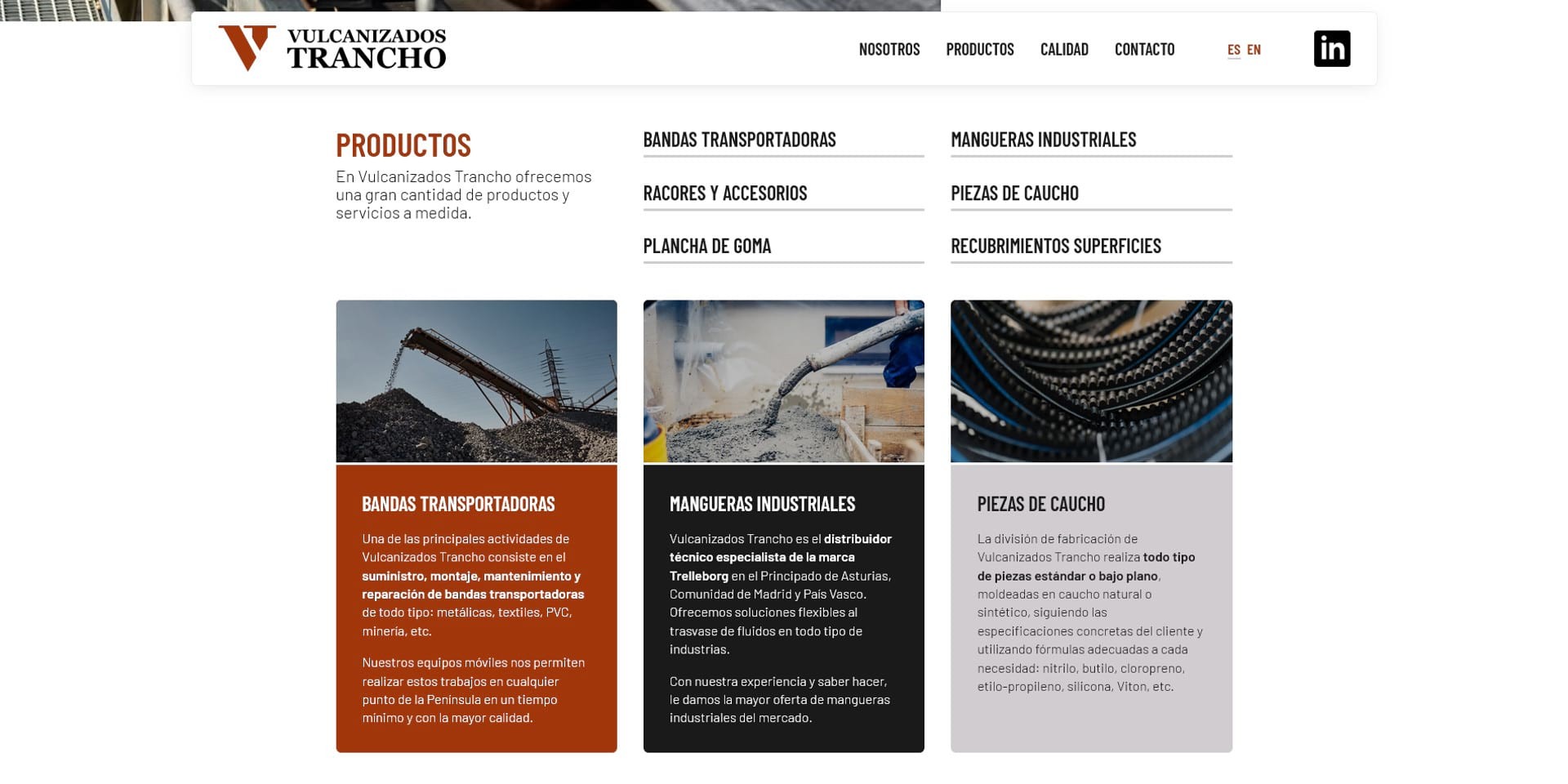 ¡Qué 'caucho' de web!