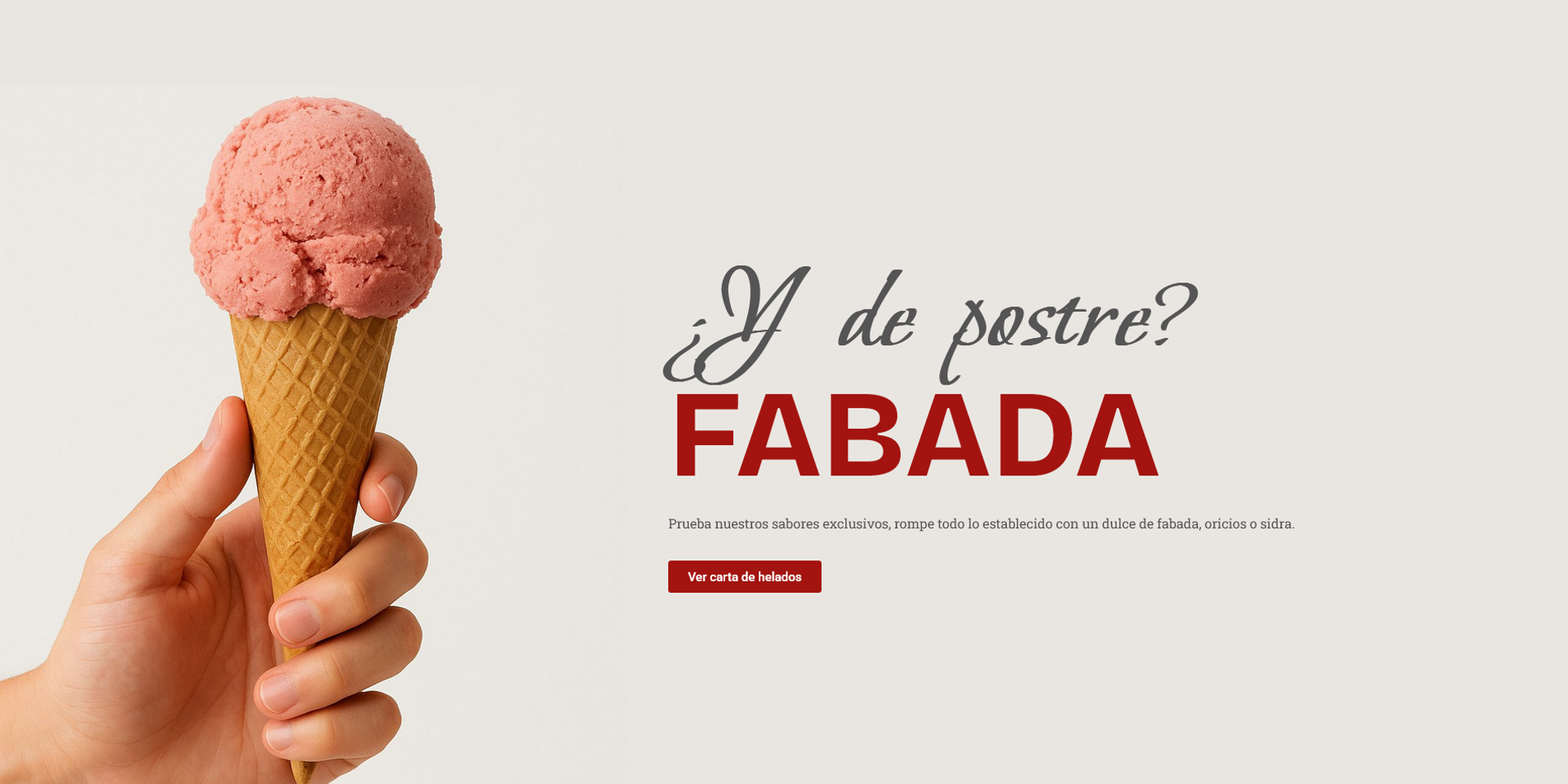 ¿Y de postre? Fabada