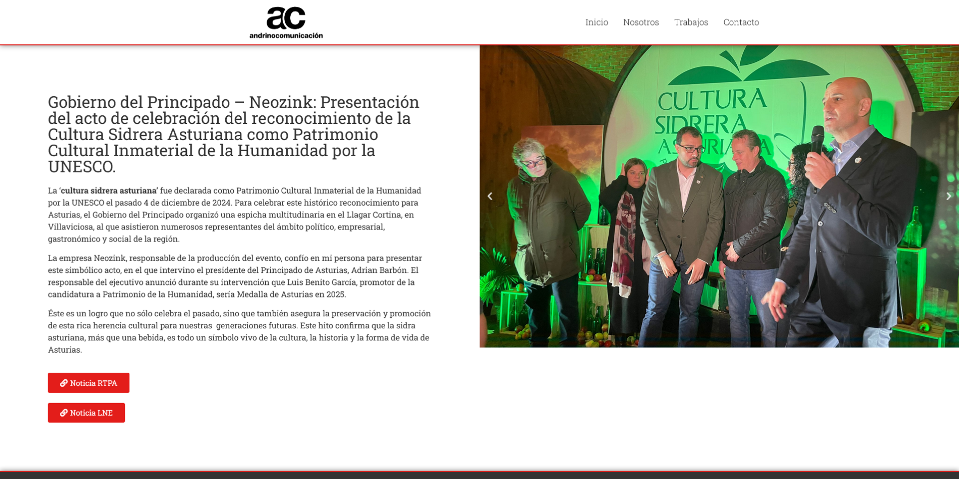 Comunicando, que es Andrino